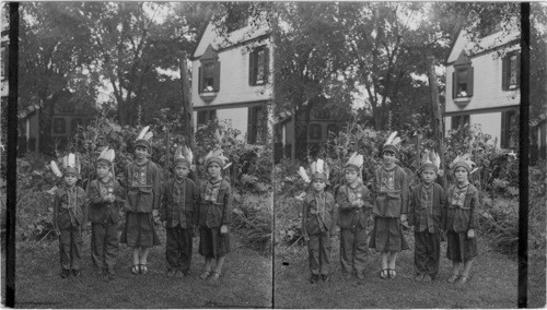 Children Playing Indian