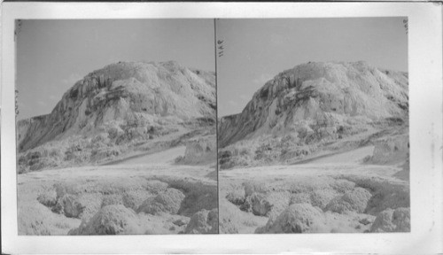 Mound Terraces from the North Mammoth Hot Springs