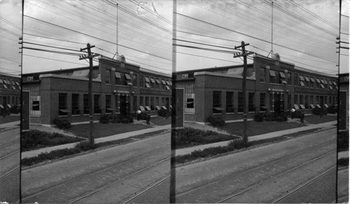 Exterior view of Haddon Craftsman Press. Camden, N.J