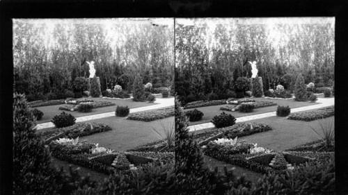 A Formal Garden, Horticulture Exhibit, A Century of Progress, Chicago, 1933