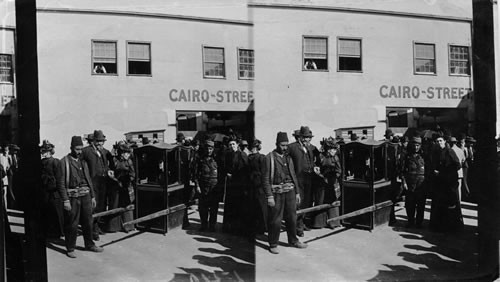 Columbian Exposition, Sedan Chair, Chicago, Ill