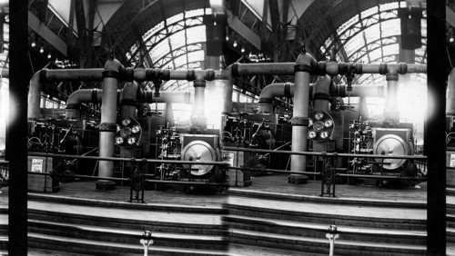 The Monster Engine, Machinery Building. World's Fair, Chicago