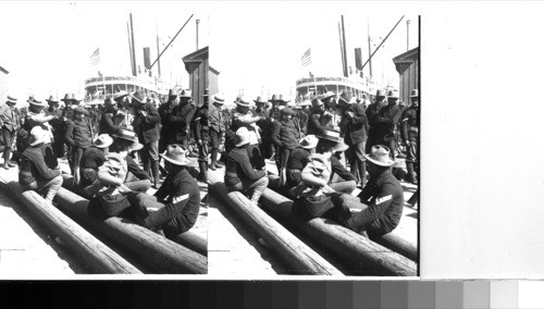 [San Francisco, soldiers departing for the Phillippines [Philippines], Span. Am. War 1898]