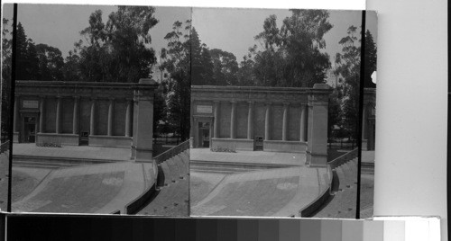 Greek Theater, University of California Campus. Berkeley, Campanile on right