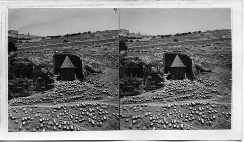 Jewish Graves on the Slopes of the Mt. of Olives, Jerusalem, Palestine