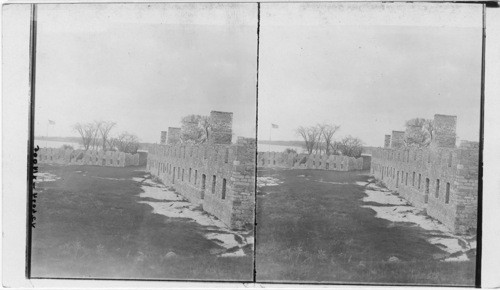 Ruins of Old Fort at Crown Point on Lake Champlain. N.Y