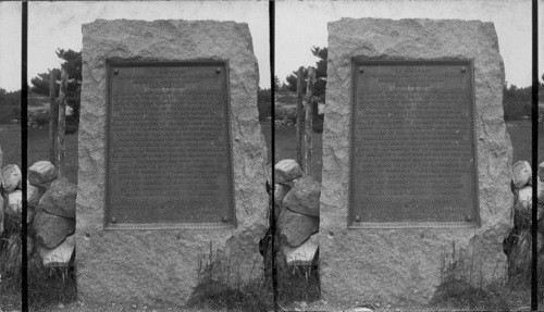 Paul Revere Tablet on old Boston - Concord road