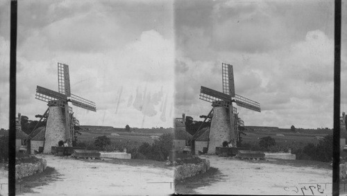 A sugar mill driven by wind. Barbados. West Indies