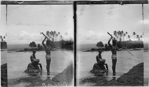 Native Fisherman, Hilo, Hawaiian Islands