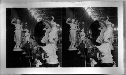 Exhibit of Statuary in Palace of manufacture. St. Louis World's Fair