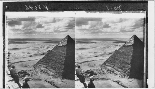 A Pyramid and the Desert. (4/26/33 d. in stock)