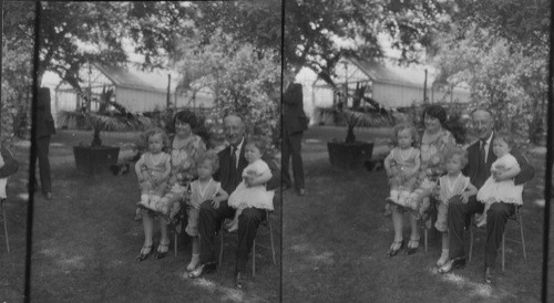 Governor Al Smith, Mrs. Smith and Three Grand Children, Albany, N.Y