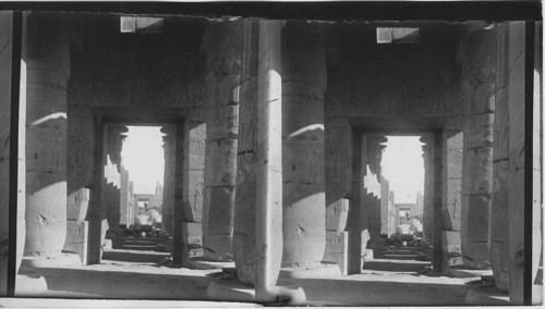 The Hypostyle Hall of the Ramesseum, Necropolis of Thebes, Egypt