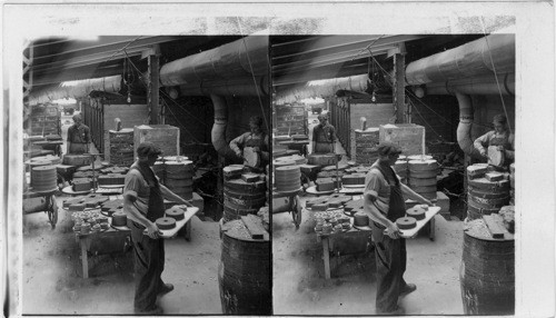 From Turning Lathe to Kiln; Carborundum Manufacturing Plant, Niagara Falls, N.Y