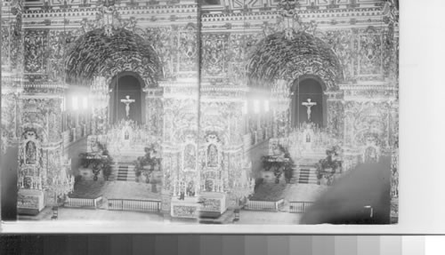 Interior of the chapel, San Francisco Convent, Bahia - Brazil - S.A