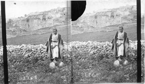 Old Crusader church at Kirjath-Jearim. Palestine