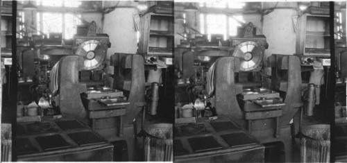 Making a ten inch phonograph record. Victor Talking Machine Co., Camden. N.J