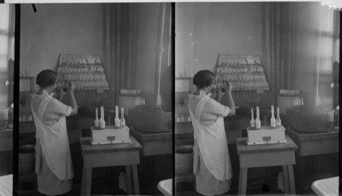 Saskatchewan Creamery Co., Moose Jaw Ltd. Laboratory Testing Room. Canada