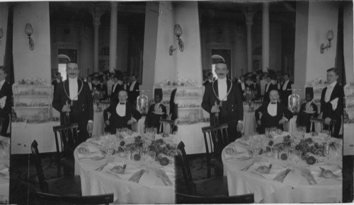 Restaurant of the Savoy Hotel, Cairo, Egypt