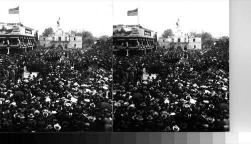 "The spirit of the soldier is what counts" Pres. Roosevelt at San Antonio, Texas