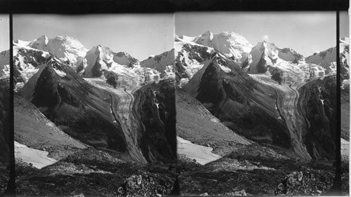 Mt. Dawson and Dawson Glacier from Asulkan Pass, Selkirk Mts., B.C. Can