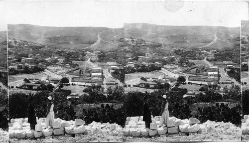 S. from hill above Nazareth. Palestine