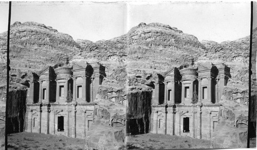 Rock-hewn temple of Isis, probably of Hadrian’s time, Petra, Palestine