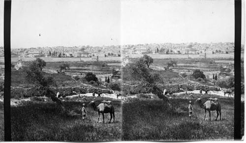 Jerusalem from Mt. of Olives