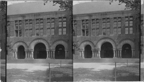 Entrance Arches, Harvard Law School, Cambridge, Mass. [Arch H.H. Richardson]