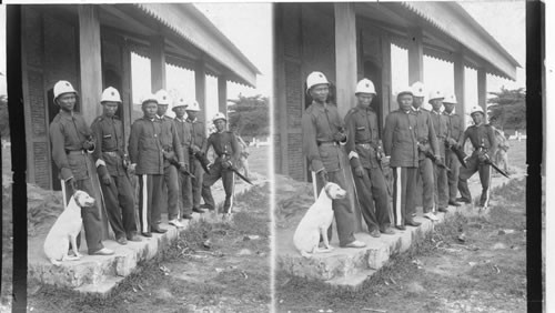 Native Policeman at Cebu. Philippine Islands