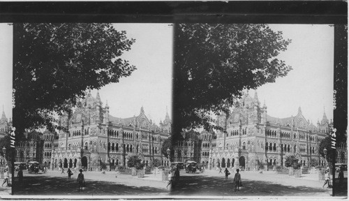 Victoria Terminus, a magnificent example of Bombay’s fine buildings, India