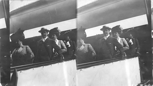 "On Board the Ship, New York, N.Y. in 1909. D.H. Ashton, photographer