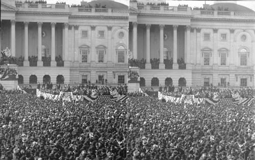 Pres. McKinley addressing the multitude