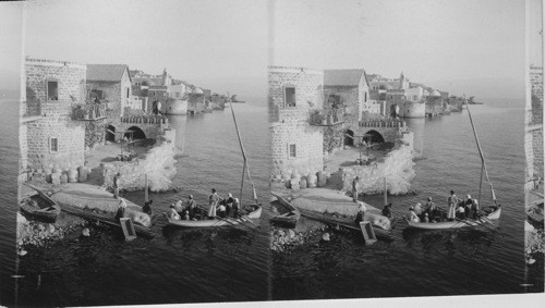 Water front ,Tiberias on Galilee, Palestine