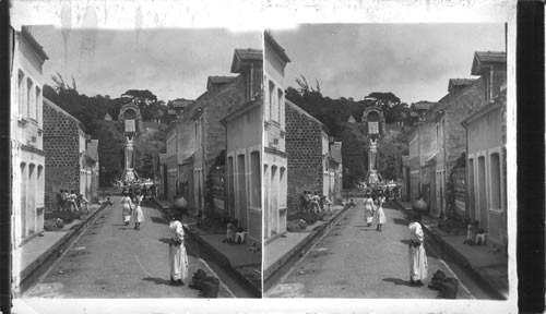 Fort -de-France, Martinique. Showing the cascade