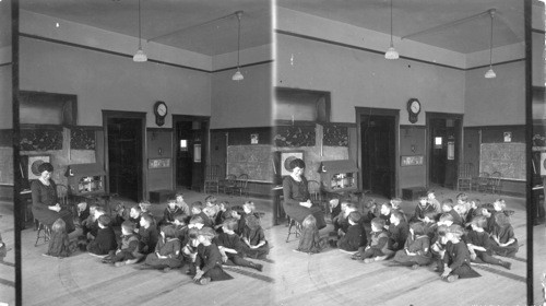 Kindergarten Class, Altgeld Public School, Ill