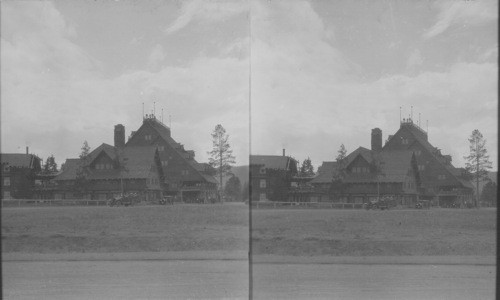 Yellow Jacket Leaving Old Faithful Inn