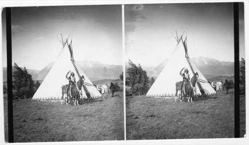 A Nez Perce Indian in Western Montana