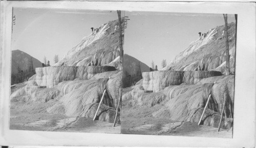 East Face Pulpit Terraces, Mammoth Hot Springs, Yellowstone National Park