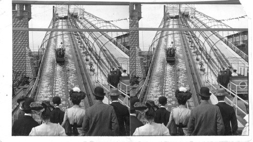 Shooting the Chutes. Luna Park