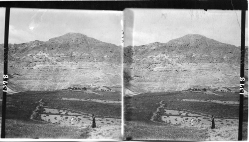 Mount of Temptation and Great Convent Jericho, Palestine