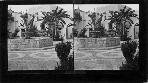 Patio of Old Governor's Palace, San Antonio, Texas