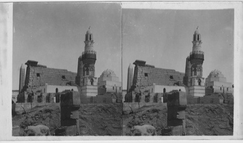 Muzzin Calling to prayer, Luxor Egypt