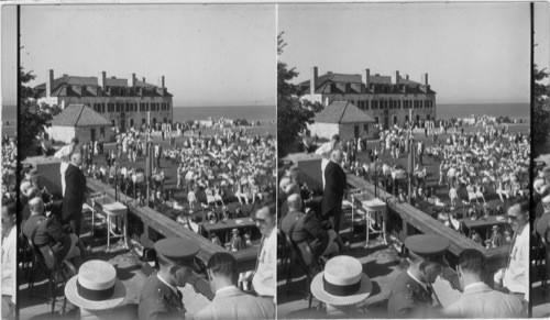 Colonel the Honorable Donald M. Sutherland, M.B., D.S.C., Minister of National Defense of Canada, in an address at the Dedication of Old Ft. Niagara during Four-Nation Celebration at Niagara, Sept., 1934