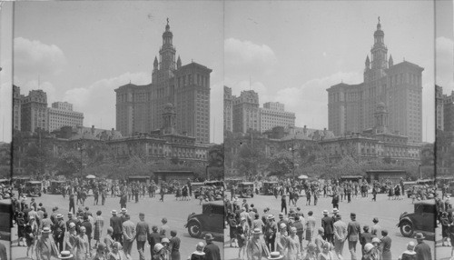 Municipal Bldg. and City Hall, N.Y. City