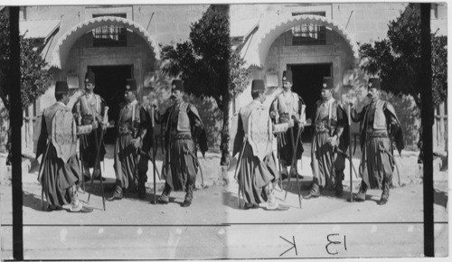 Turkish military officers Jerusalem Palestine