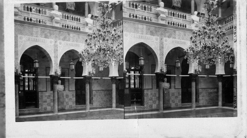 Court and waiting room. Gov. winter Palace, City of Algiers