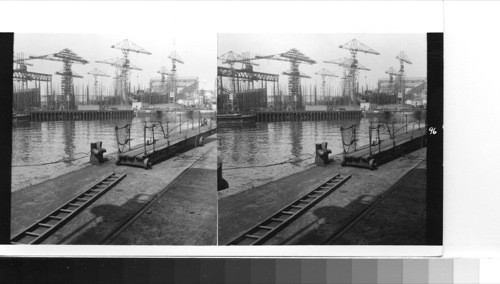 Belfast: Belfast harbor and the shipbuilding yards. The harbor on Lough, Belfast has seven miles of deep water