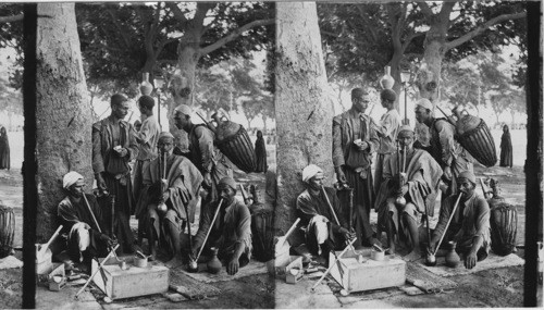 Natives Smoking, Cairo, Egypt