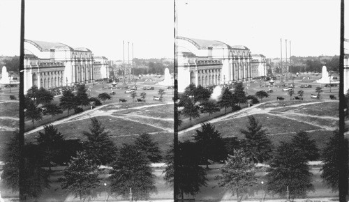 Union Depot from Hotel Pennsylvania. Wash. D.C